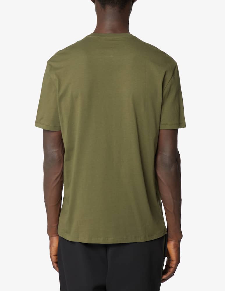 rinascente Armani Exchange Logo cotton t-shirt - camo green
