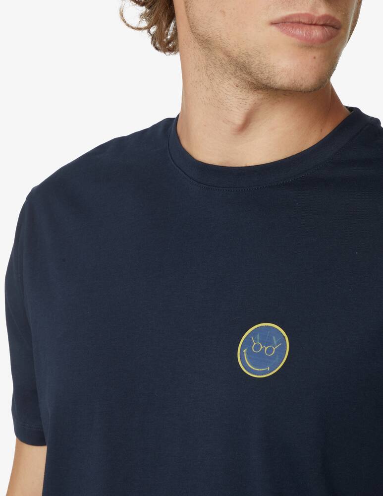 rinascente Armani Exchange Smiley t-shirt - navy