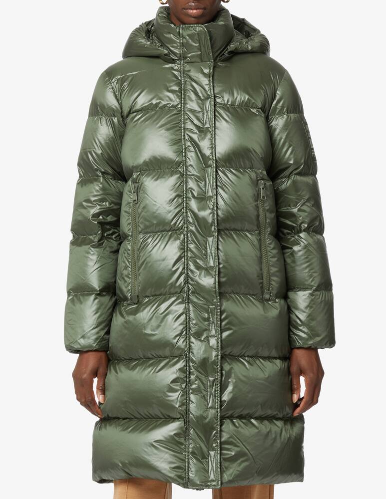 rinascente Armani Exchange Giacca bomber lungo con cappuccio - Oliva