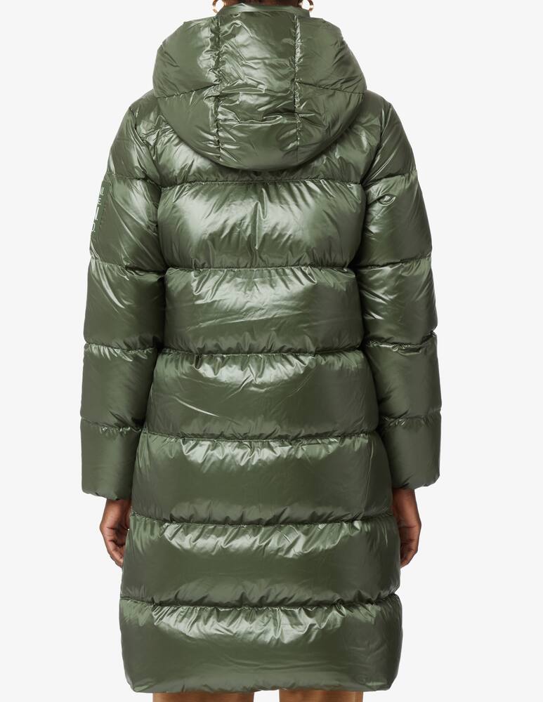 rinascente Armani Exchange Giacca bomber lungo con cappuccio - Oliva