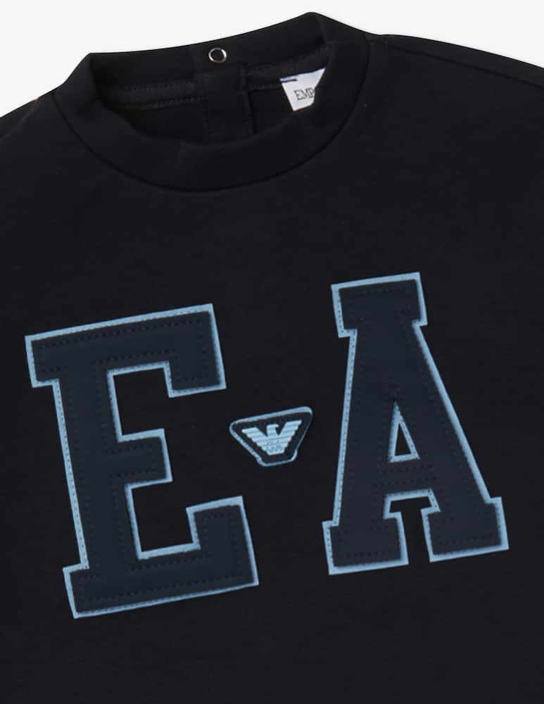 rinascente Emporio Armani Cotton hoodie - Blue