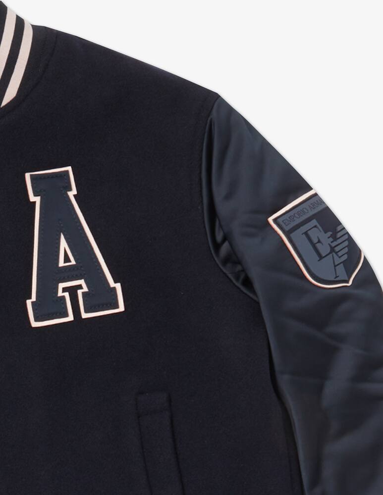 rinascente Emporio Armani Giacca blouson in lana - Nero