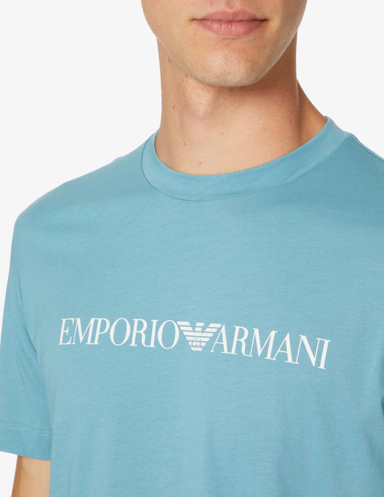 rinascente Emporio Armani Logo t-shirt - light blue