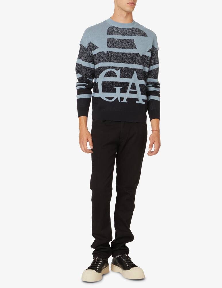 rinascente Emporio Armani Logo jumper - light blue