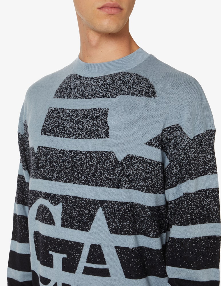 rinascente Emporio Armani Logo jumper - light blue