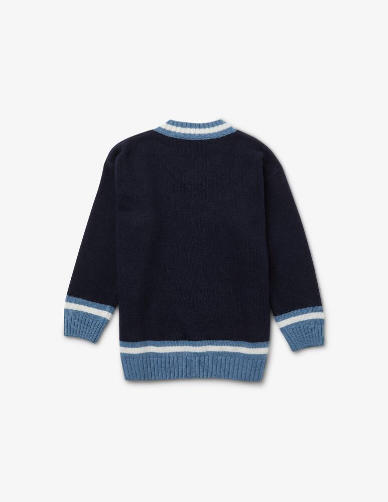 rinascente Emporio Armani Wool and cashmere blend jumper - Blue
