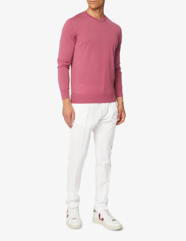 rinascente Emporio Armani Maglia girocollo in lana - rosa antico