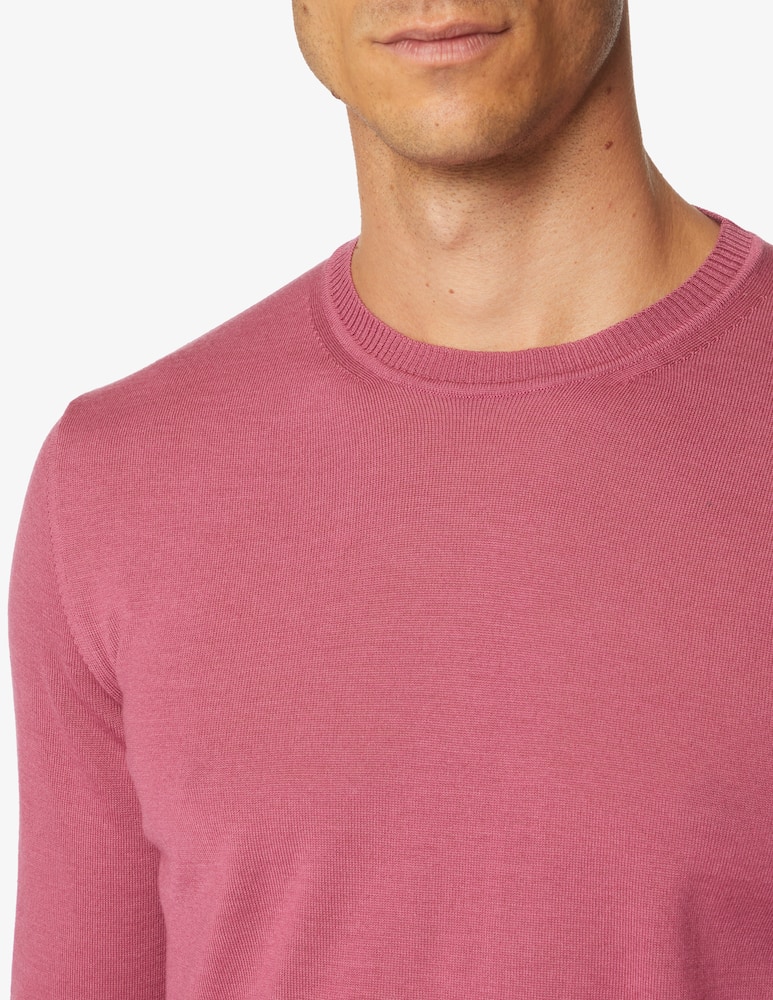 rinascente Emporio Armani Maglia girocollo in lana - rosa antico