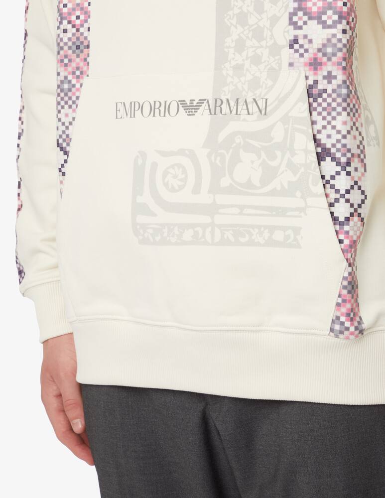 rinascente Emporio Armani Felpa con cappuccio - Bianco