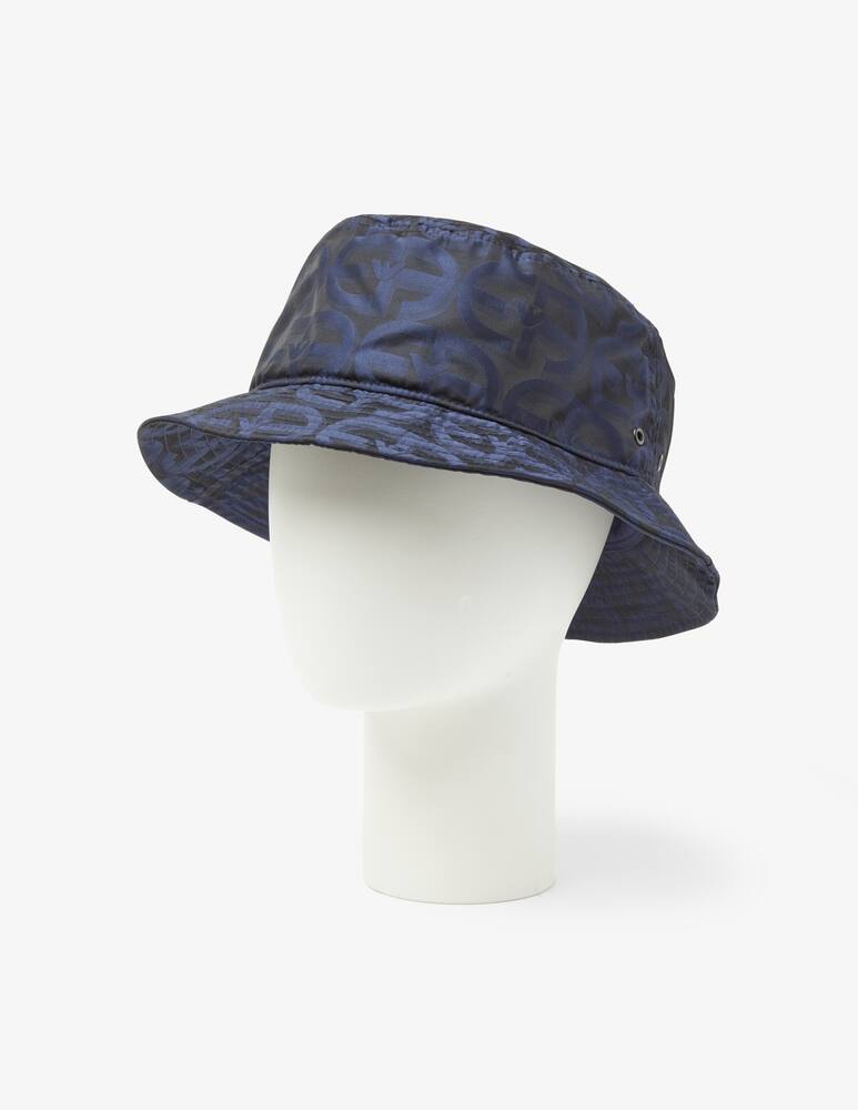 rinascente Emporio Armani Bucket in nylon con logo - Blu