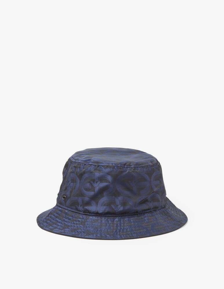 rinascente Emporio Armani Bucket in nylon con logo - Blu