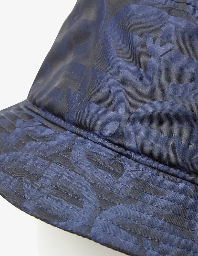 rinascente Emporio Armani Bucket in nylon con logo - Blu