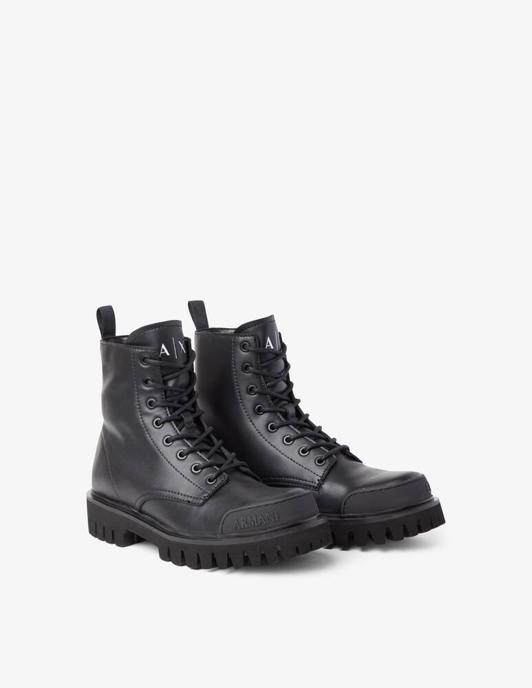 Armani Exchange Lace-up boots - Black - picture 2 Armani Exchange Lace-up boots - Black - picture 2