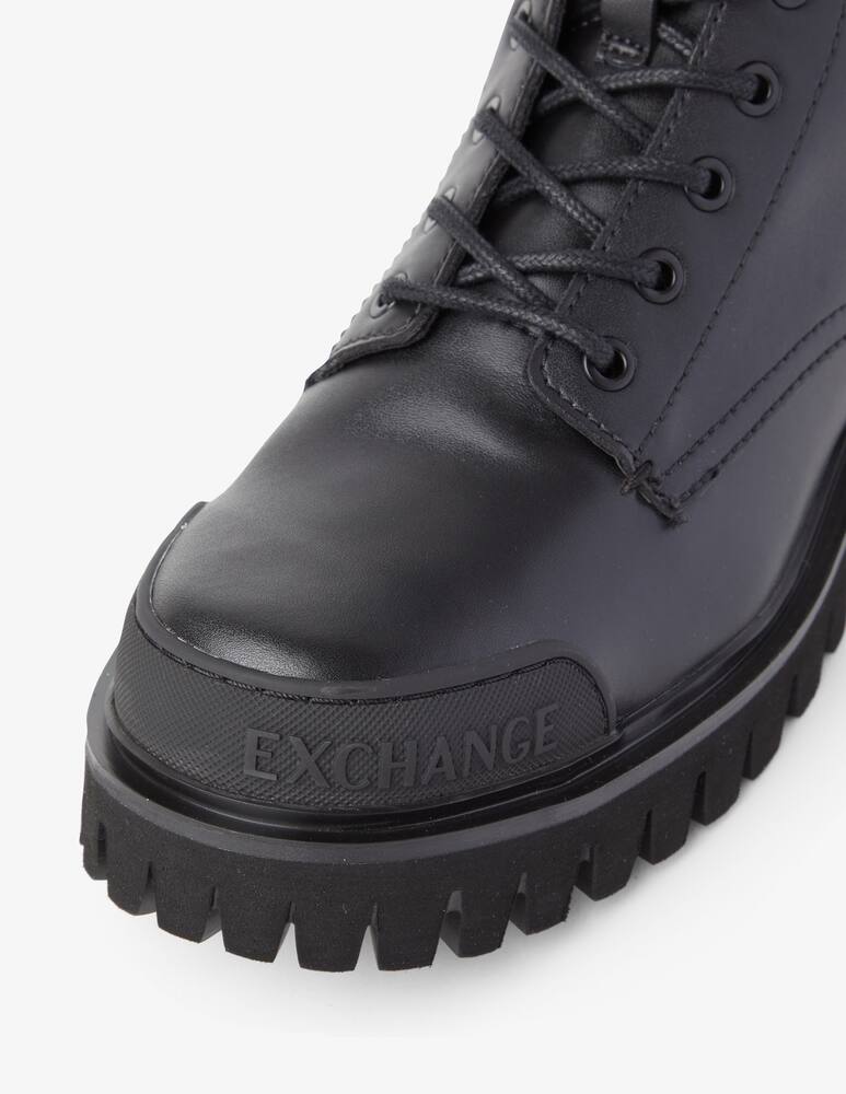 Armani Exchange Lace-up boots - Black - picture 4 Armani Exchange Lace-up boots - Black - picture 4