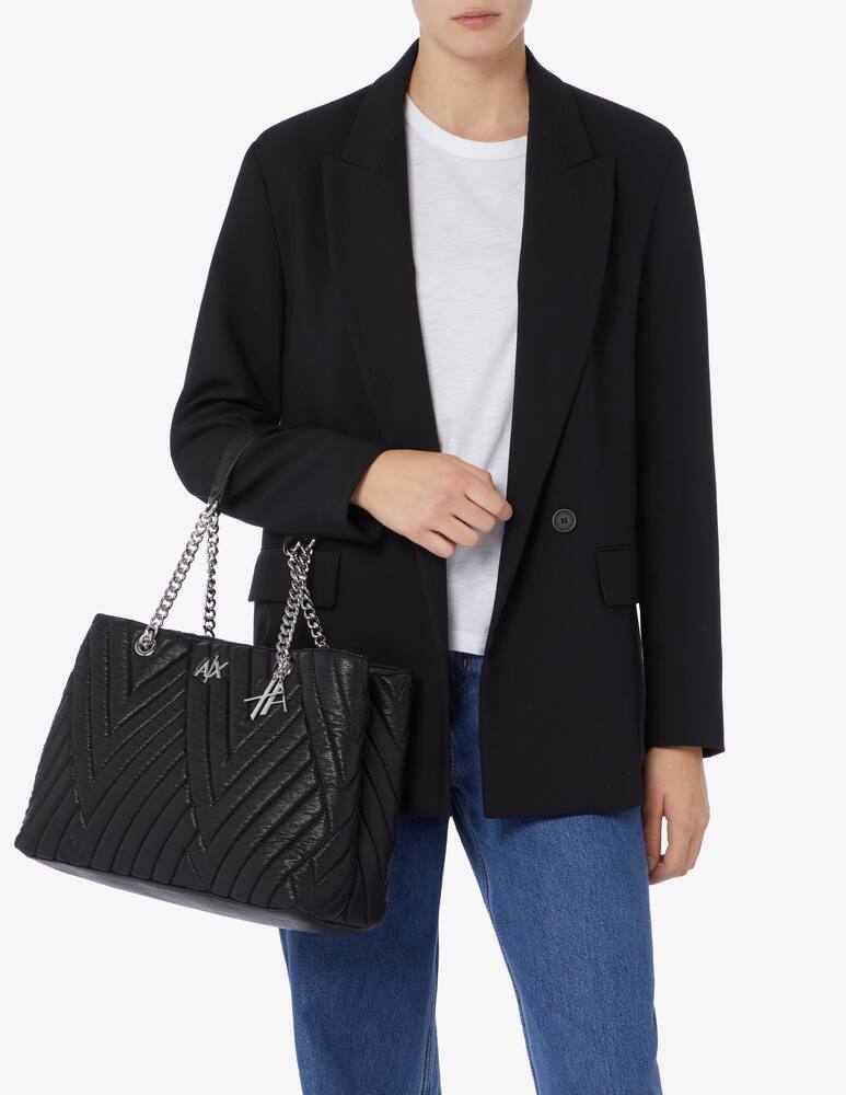 rinascente Armani Exchange Quilted tote bag