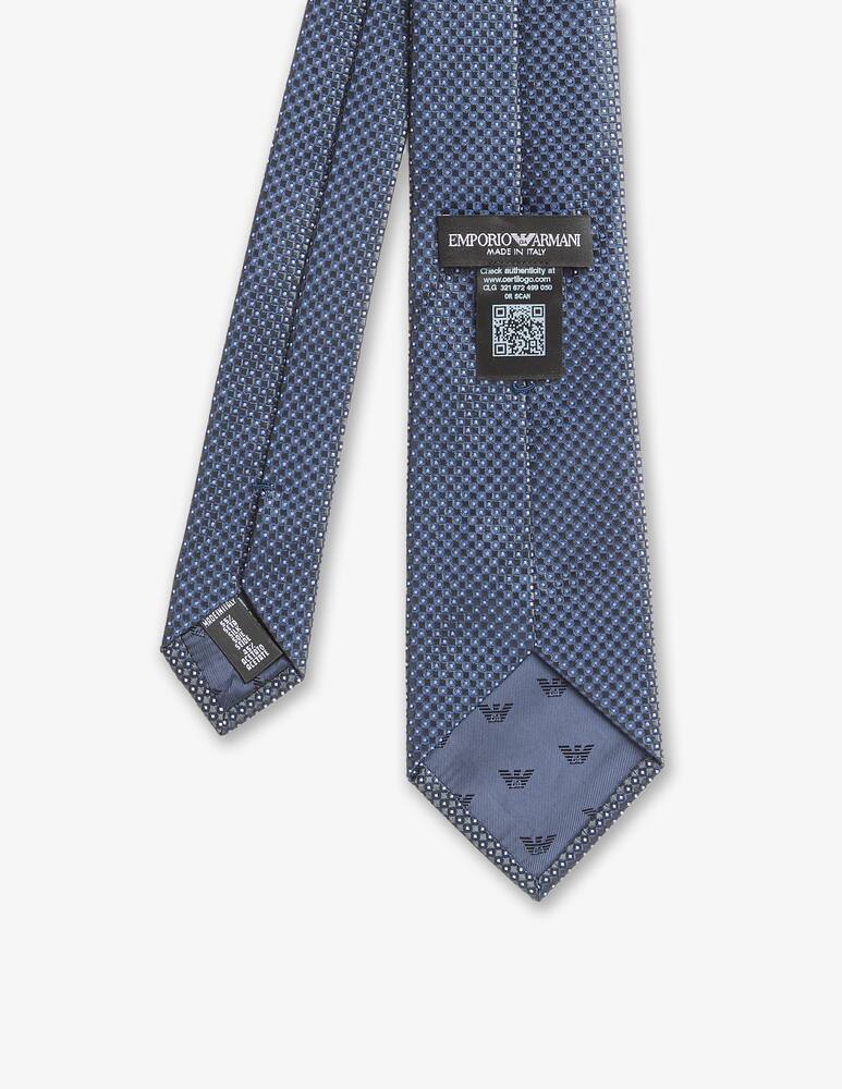 rinascente Emporio Armani Cravatta micro pois - Blu