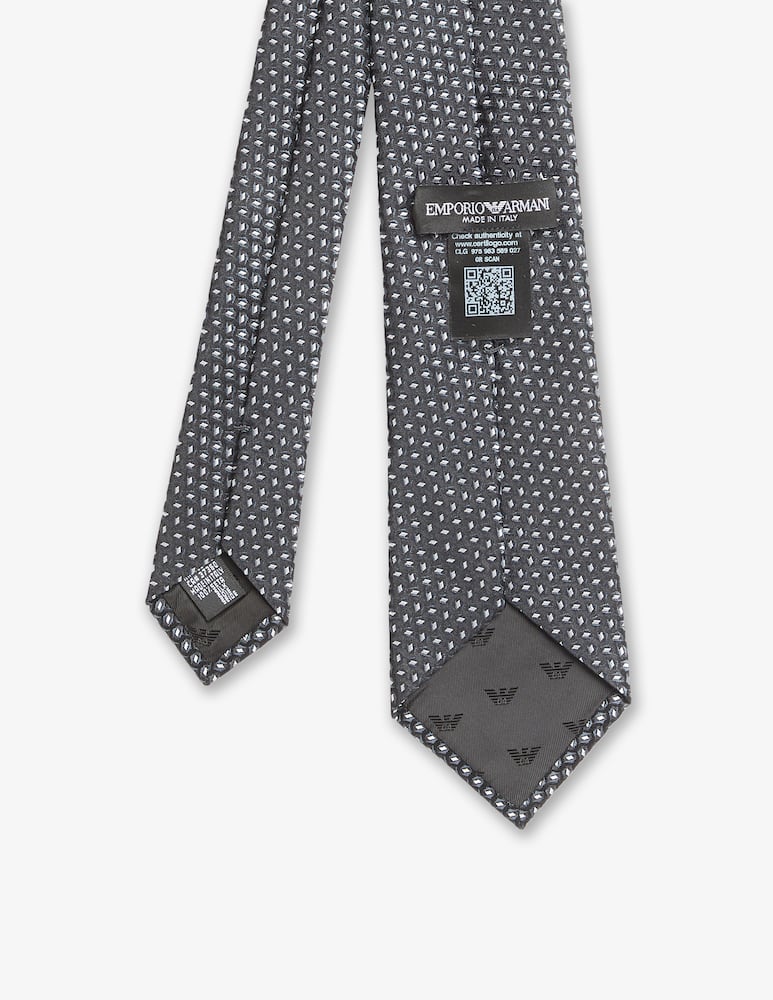 rinascente Emporio Armani Cravatta micro bastoncino - Nero