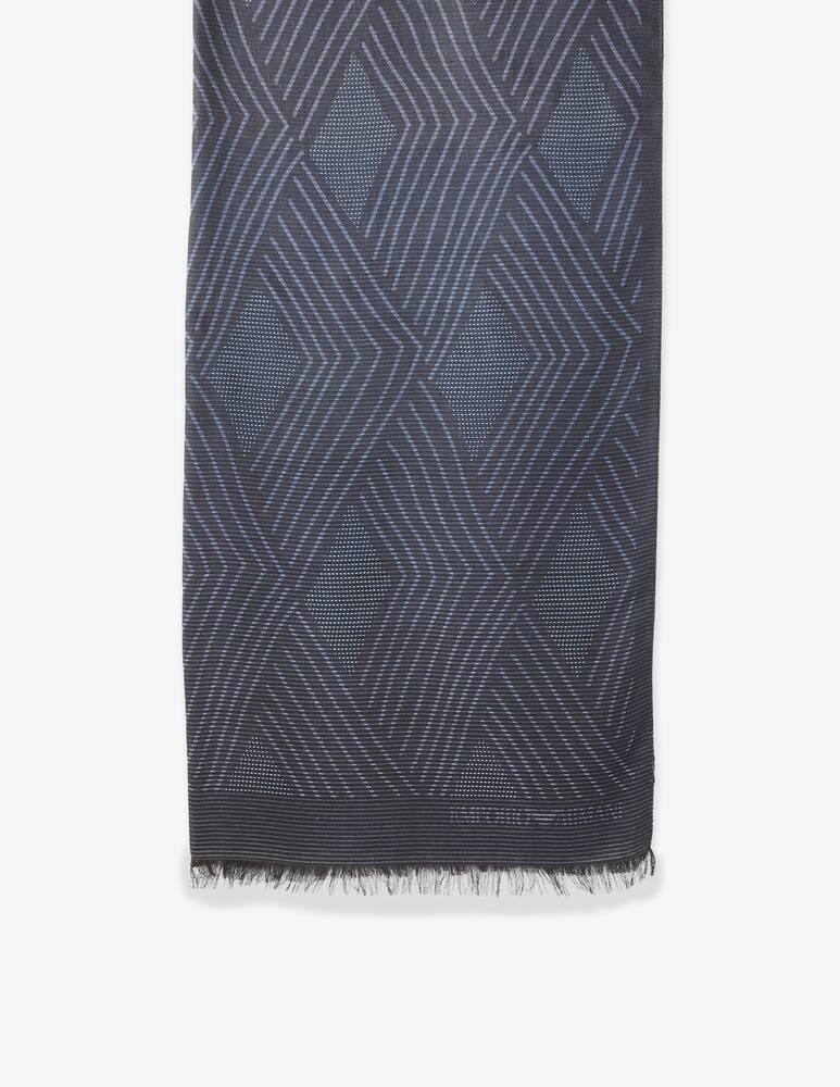 rinascente Emporio Armani Sciarpa modal mix geo - Blu
