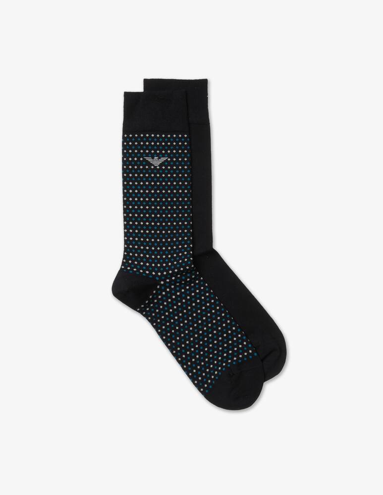 rinascente Armani 2pack short casual socks - Black