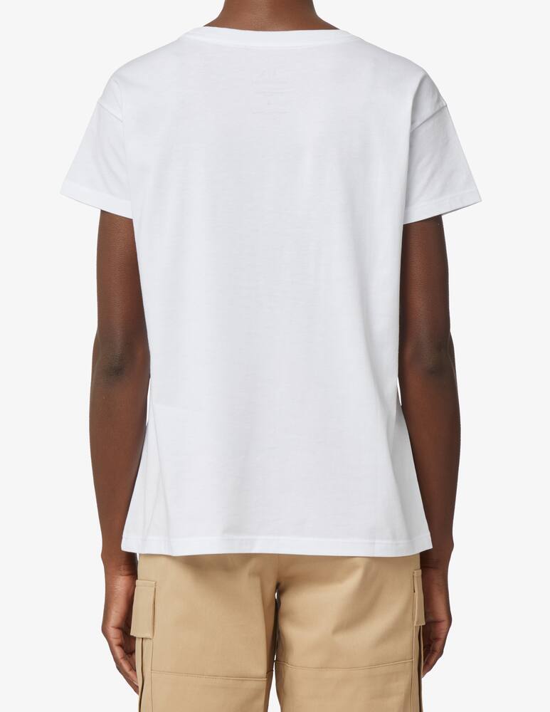 rinascente Armani Exchange T-shit in cotone Crossgender - Bianco