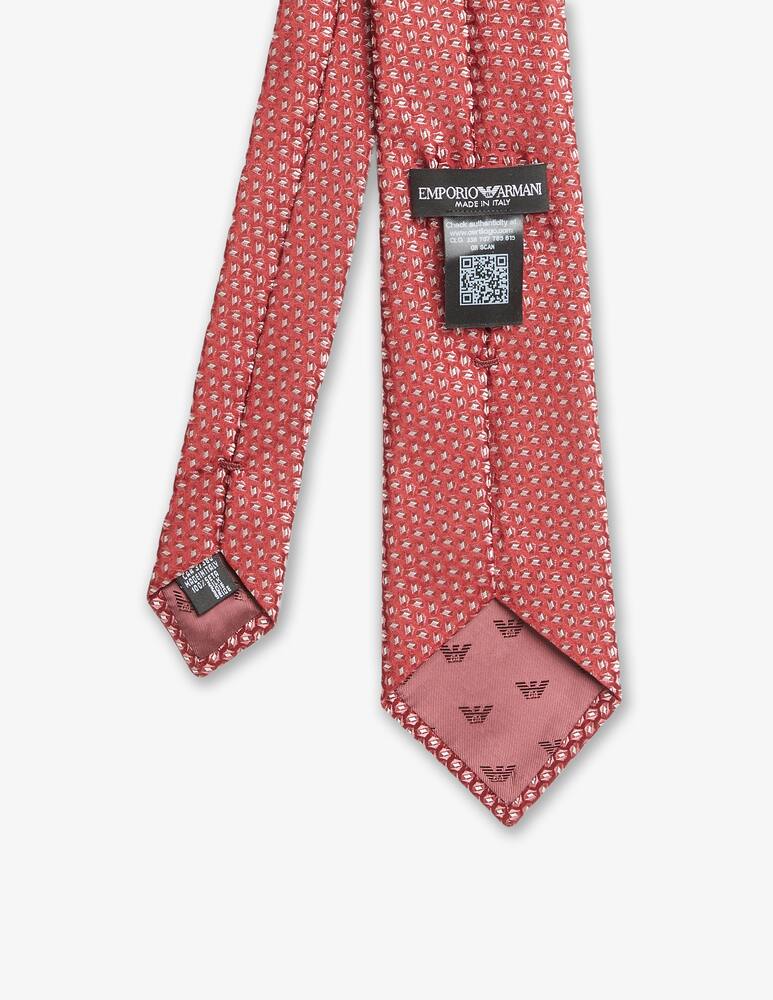 rinascente Emporio Armani Micro stick tie - Red