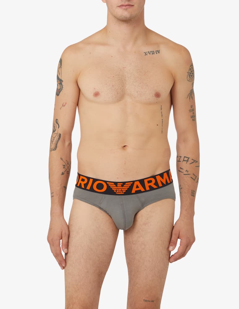 Emporio Armani Logo briefs - Multicolor - picture 2 Emporio Armani Logo briefs - Multicolor - picture 2