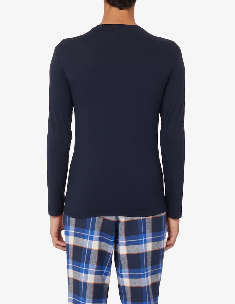 rinascente Emporio Armani Maglietta slim fit bold monogram - Blu