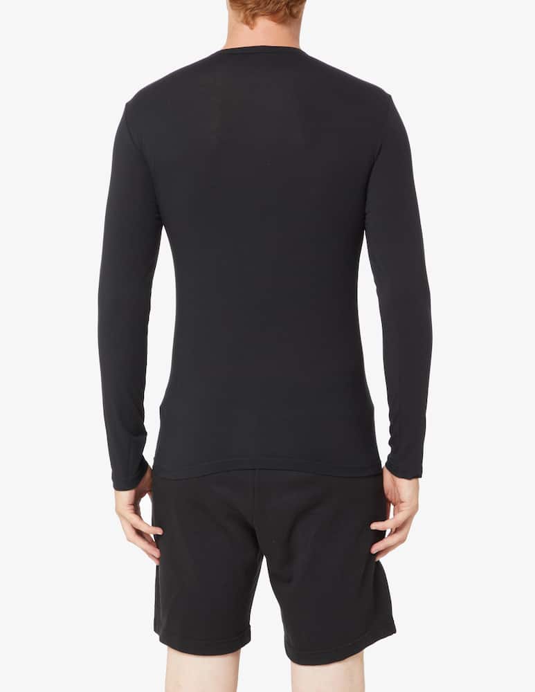 rinascente Emporio Armani Monogram jumper - Black