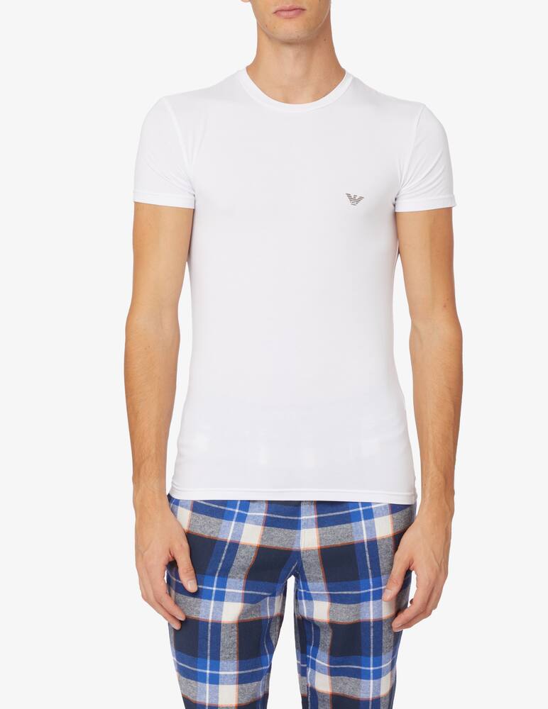 rinascente Emporio Armani Maglietta soft modal - Bianco