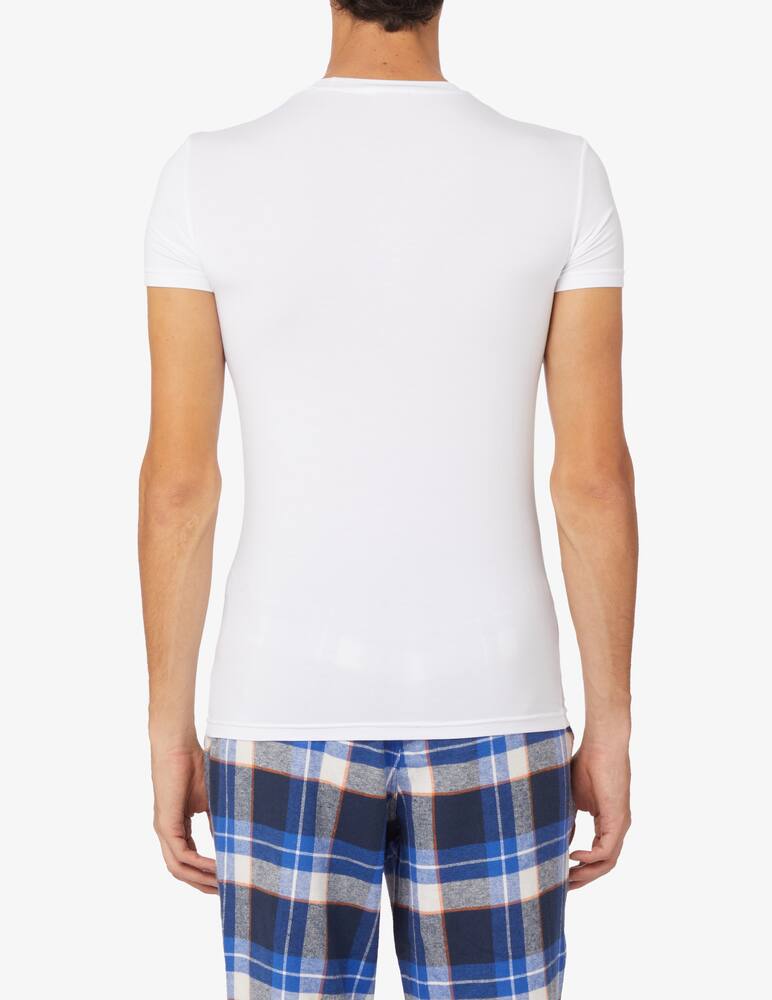 rinascente Emporio Armani Maglietta soft modal - Bianco