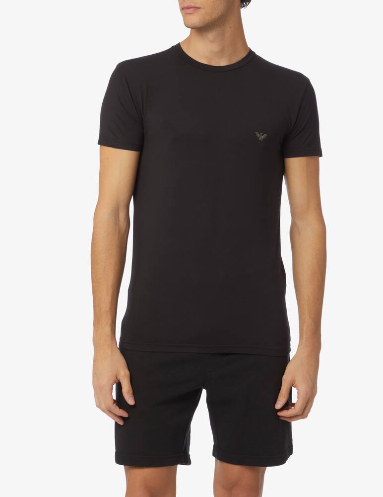 rinascente Emporio Armani Maglietta soft modal - Nero