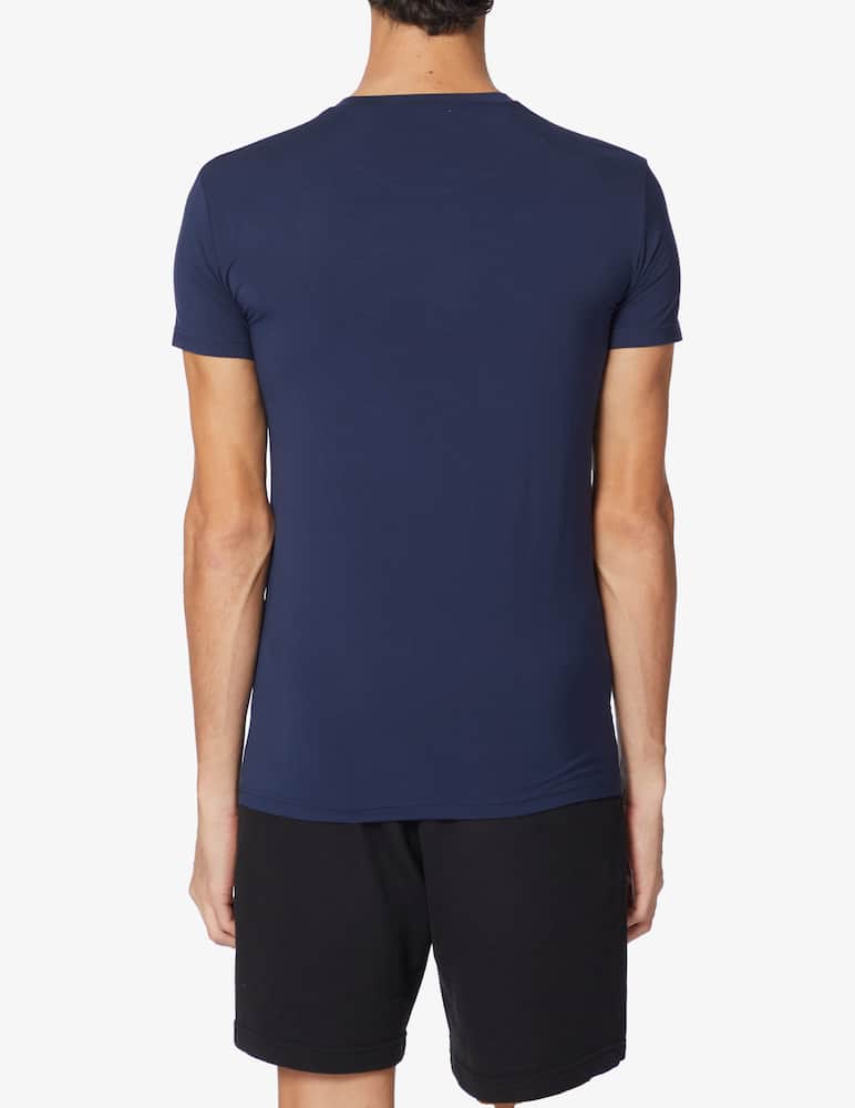 rinascente Emporio Armani Soft modal t-shirt - Blue