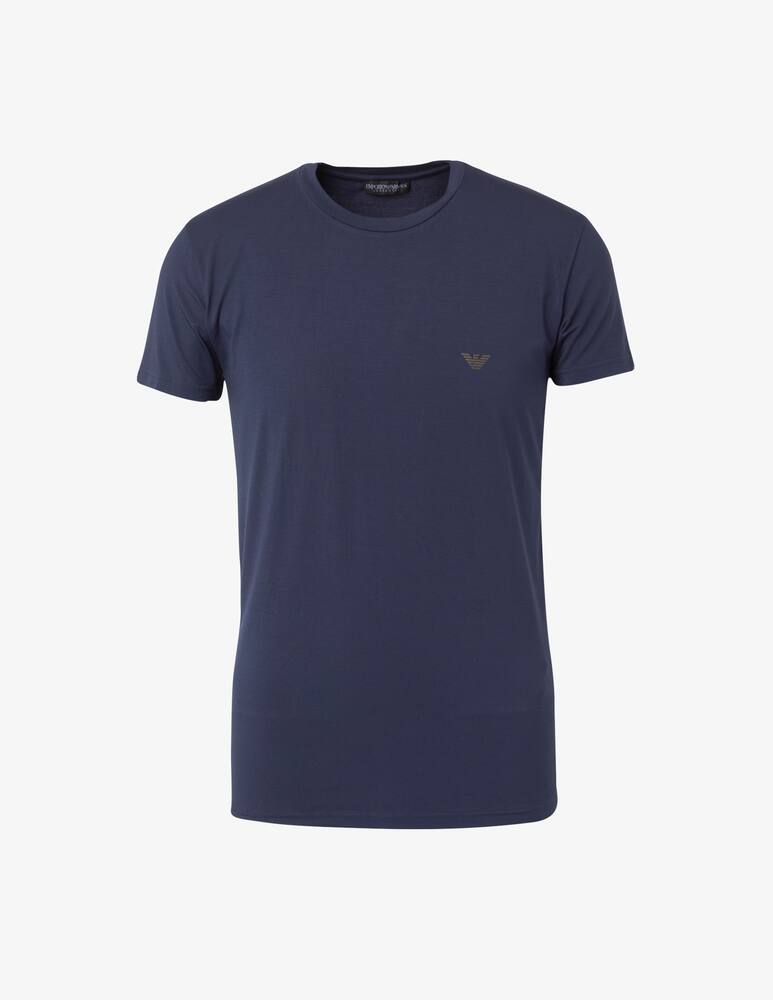 rinascente Emporio Armani Soft modal t-shirt - Blue