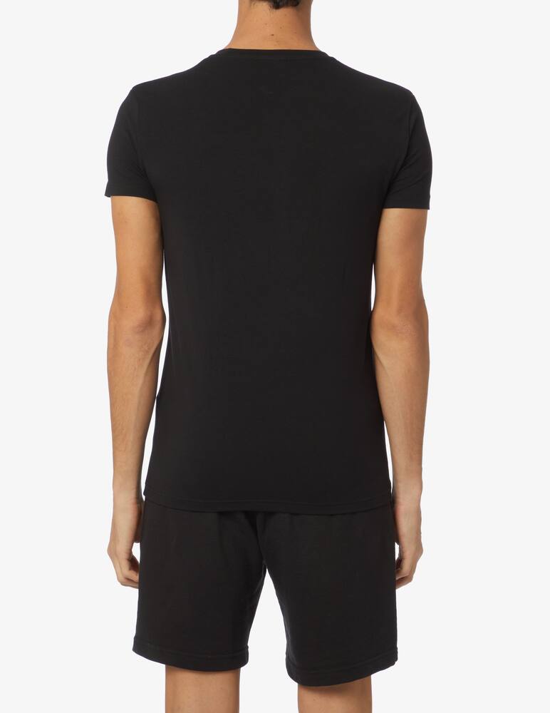 rinascente Emporio Armani Megalogo slim fit t-shirt - Black