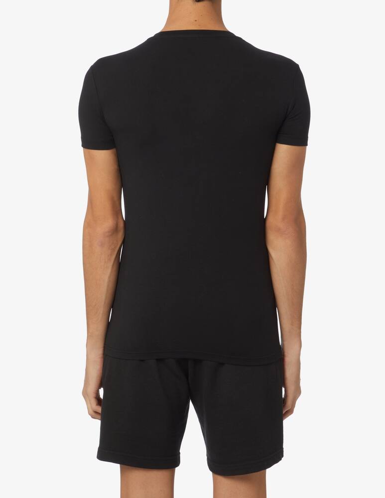 rinascente Emporio Armani Megalogo slim fit t-shirt - Black