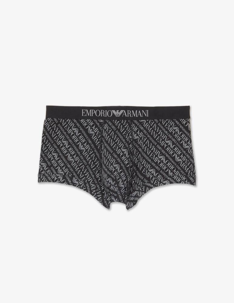 rinascente Emporio Armani All over logo trunk - Black