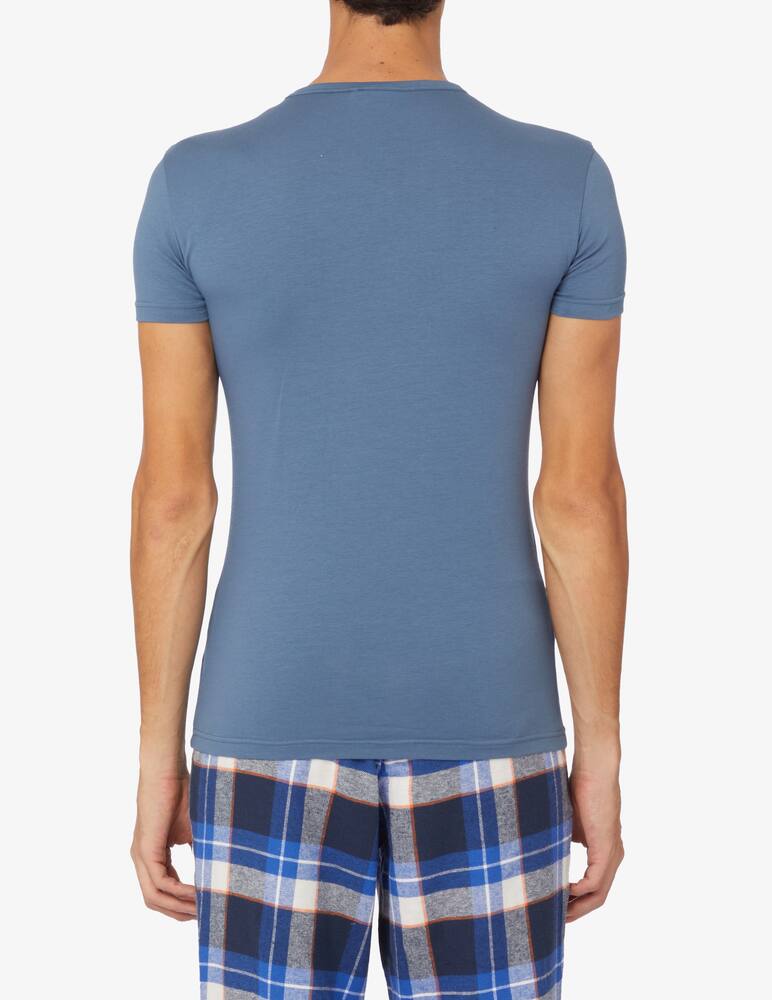 rinascente Emporio Armani Pack 2 t-shirts slim fit bold monogram - Blu