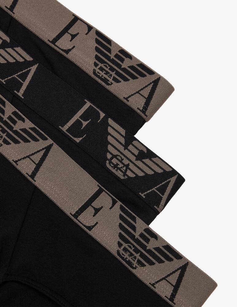 rinascente Emporio Armani Monogram briefs - 3 pack