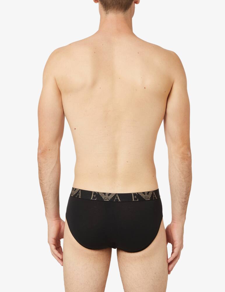 rinascente Emporio Armani Monogram briefs - 3 pack