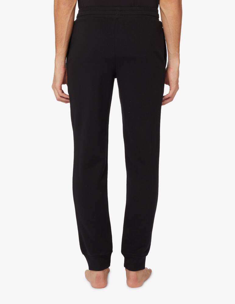 Emporio Armani Pantaloni iconic winter terry - Nero - immagine 3