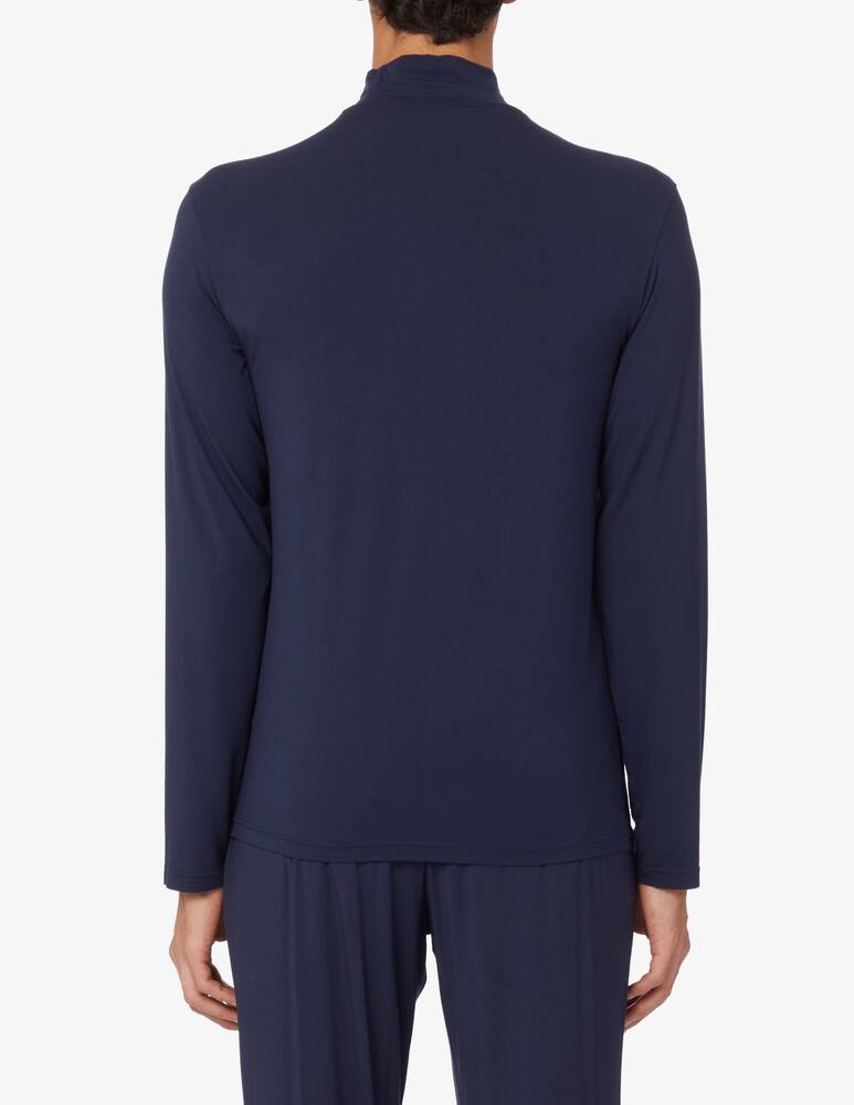 rinascente Emporio Armani Soft modal slim fit sweater - Blue