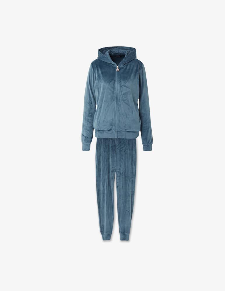 Emporio Armani Set full zip jacket and pants - Blue - picture 4 Emporio Armani Set full zip jacket and pants - Blue - picture 4