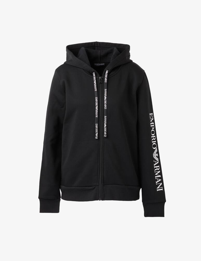 rinascente Emporio Armani Zipper hoodie - Black