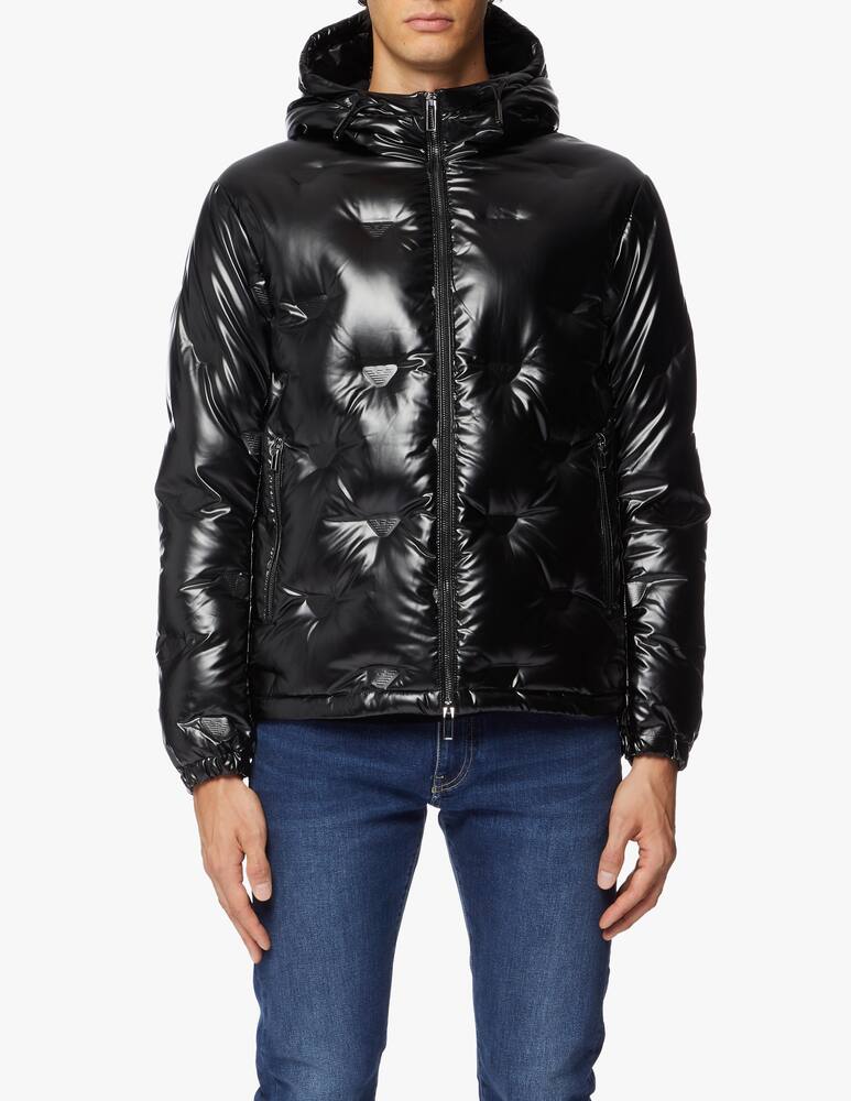 rinascente Emporio Armani Giacca bomber aquila in rilievo effetto pelle