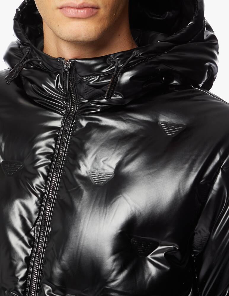 rinascente Emporio Armani Giacca bomber aquila in rilievo effetto pelle