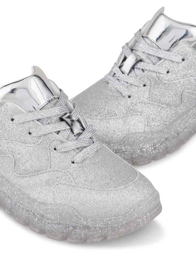 rinascente Armani Sneaker perlage glitter
