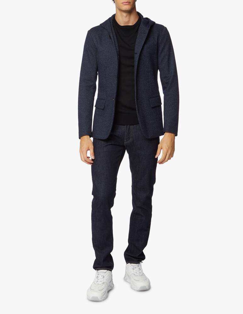 rinascente Emporio Armani Blazer a quadretti cappuccio