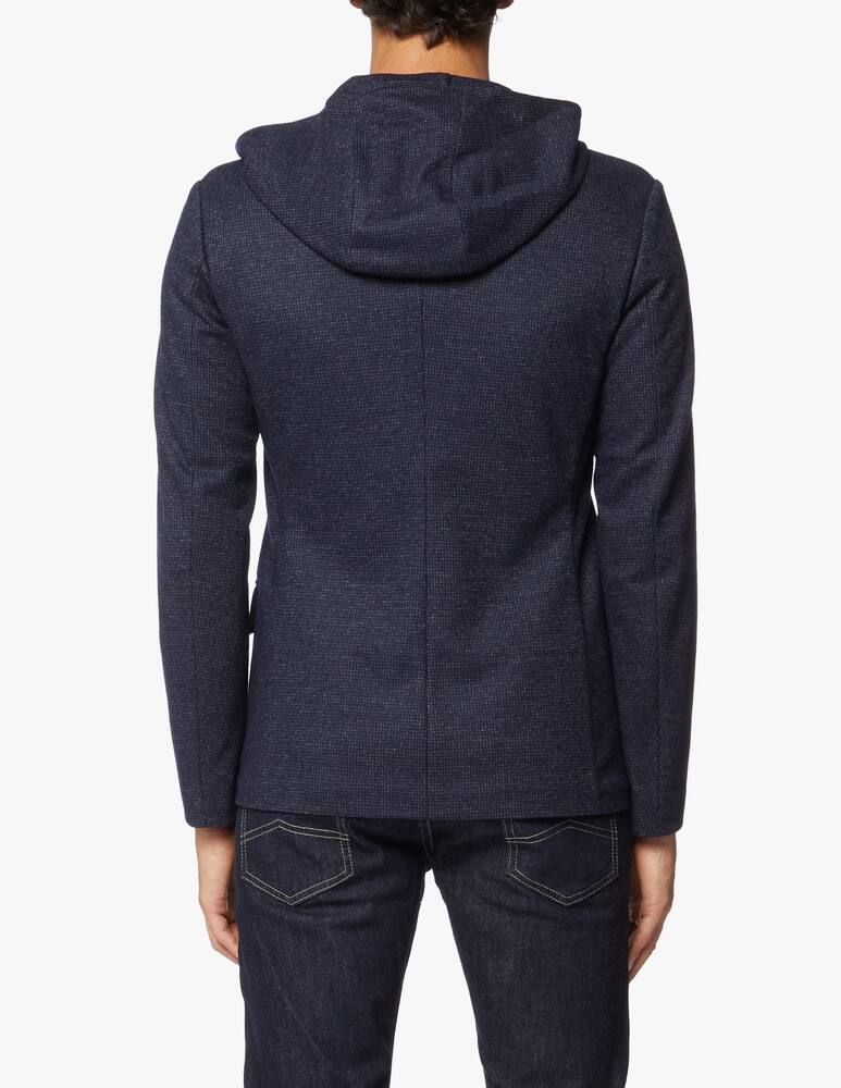 rinascente Emporio Armani Blazer a quadretti cappuccio