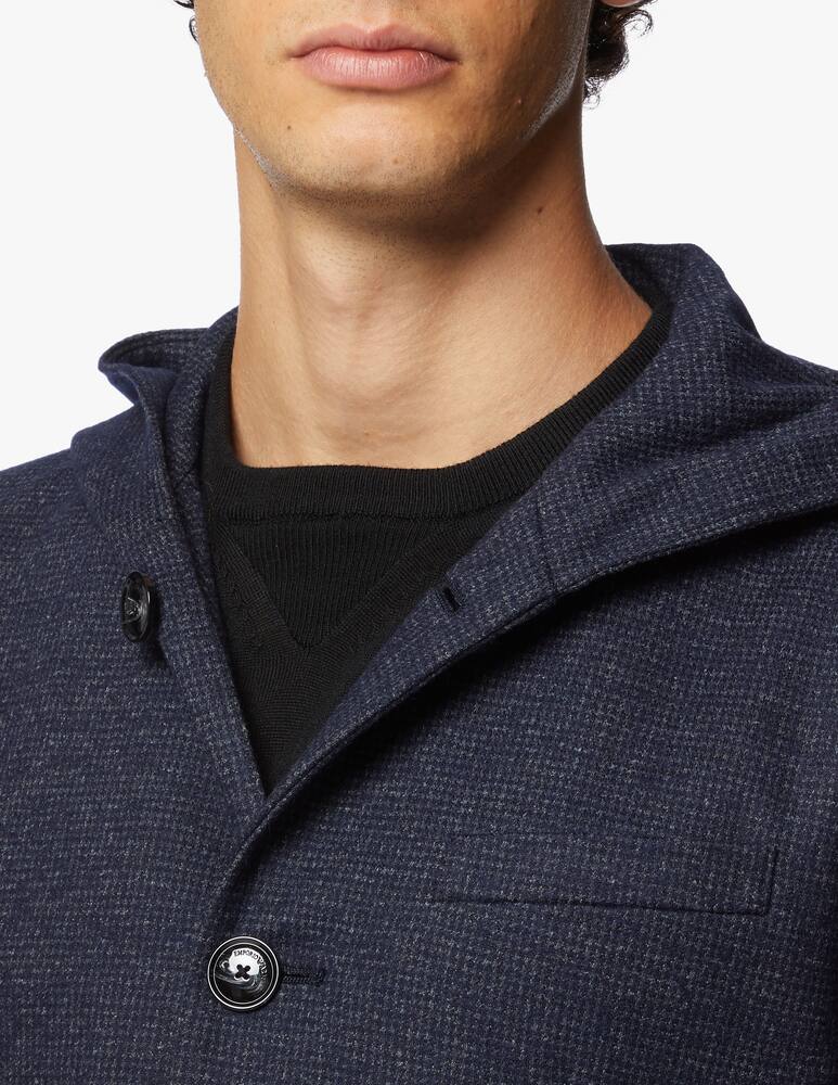 rinascente Emporio Armani Blazer a quadretti cappuccio