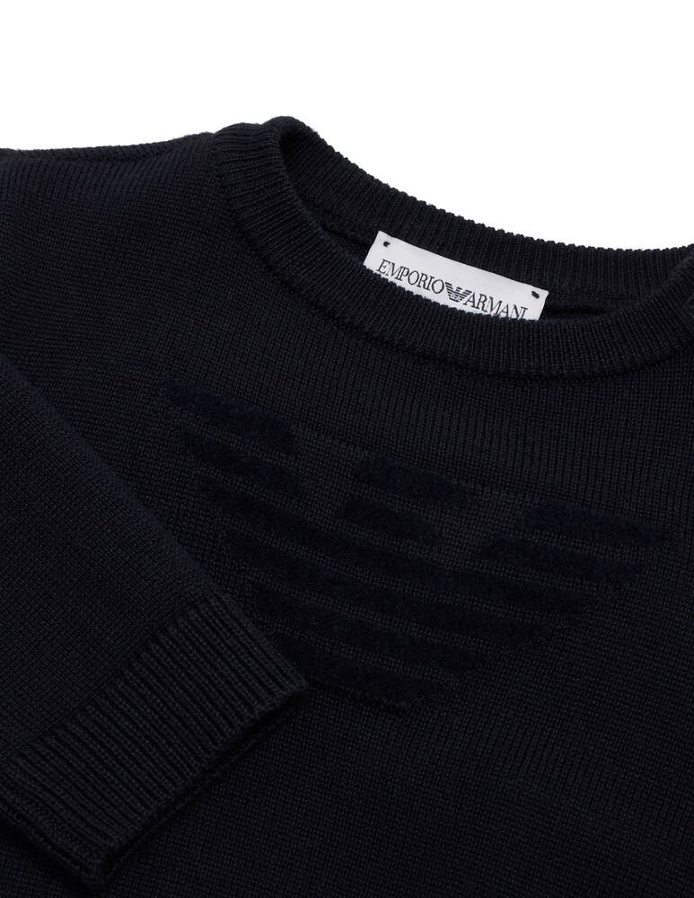 Emporio Armani Virgin wool roundneck sweater - picture 5 Emporio Armani Virgin wool roundneck sweater - picture 5